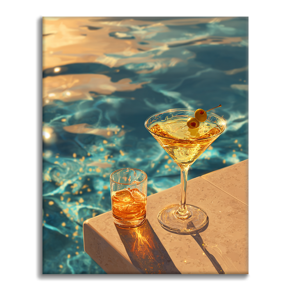 martini - Paint by Numbers