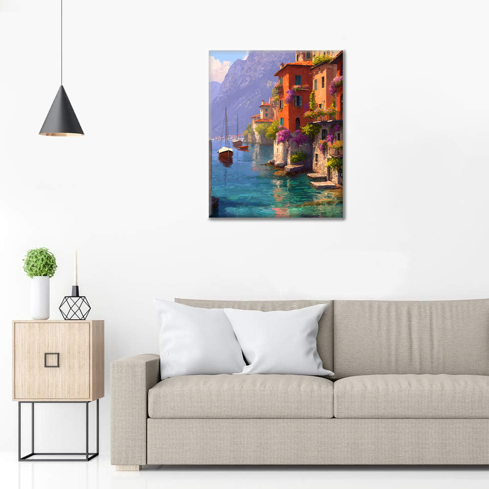 Reflections of Varenna - Paint by Numbers