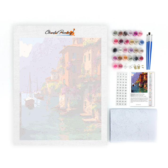 Reflections of Varenna - Paint by Numbers