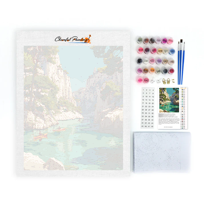 Calanques of Cassis - Paint by Numbers