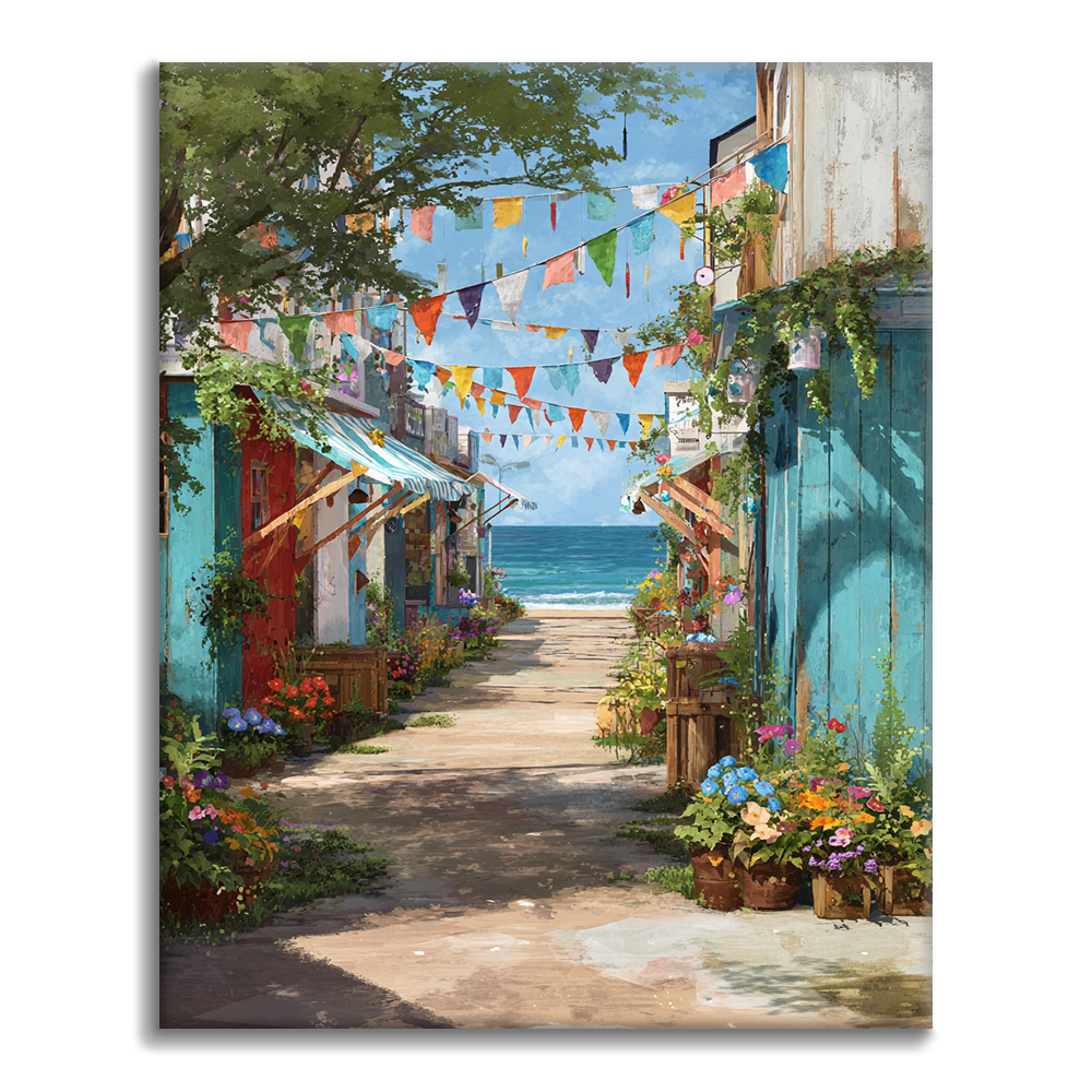 Summer Flags - Paint by Numbers