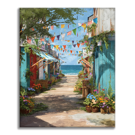Summer Flags - Paint by Numbers