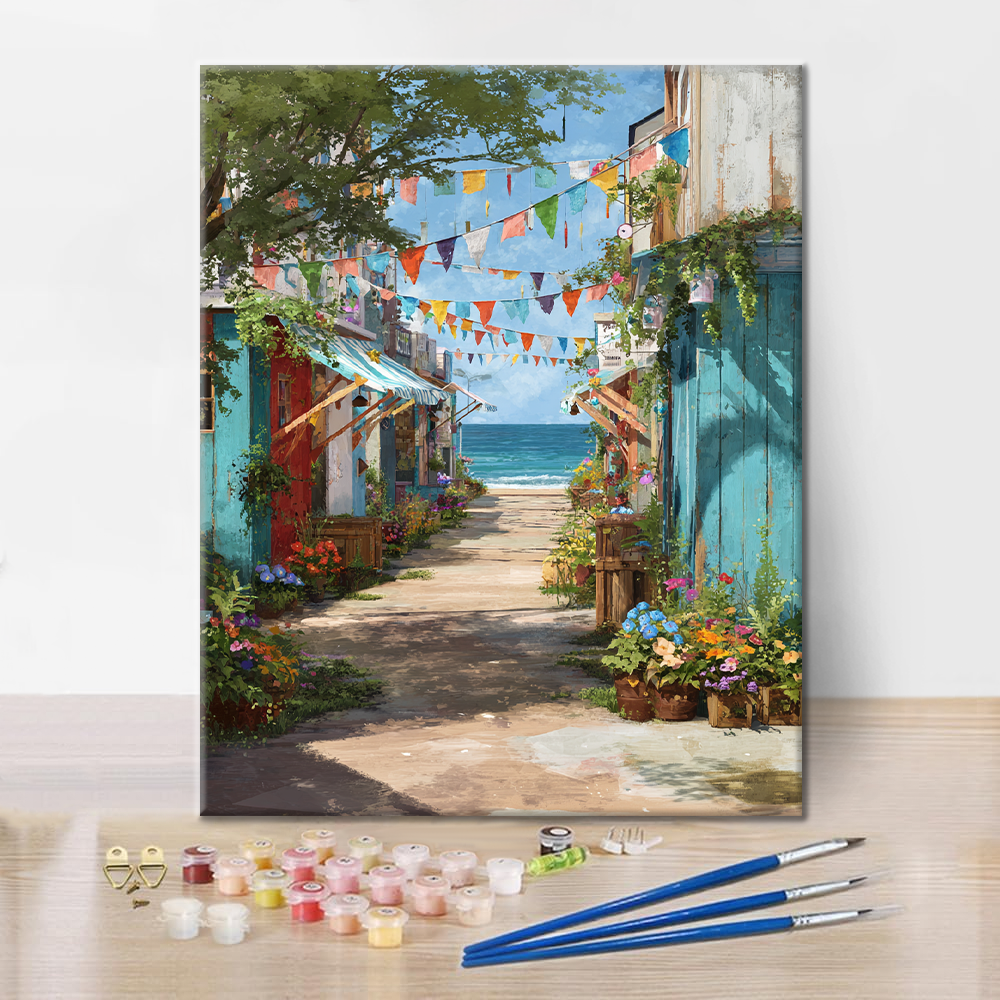 Summer Flags - Paint by Numbers