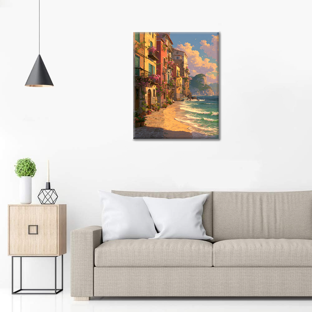 Sunset Shores - Paint by Numbers