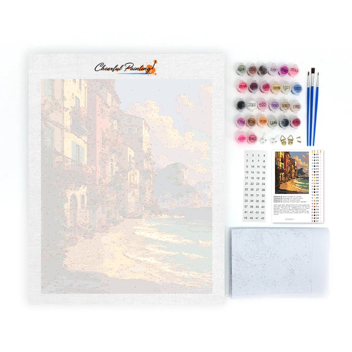 Sunset Shores - Paint by Numbers
