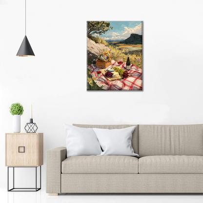 Charming Picnic in the Countryside - Paint by Numbers