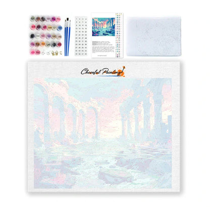 Ancient Ruins Underwater - Paint by Numbers