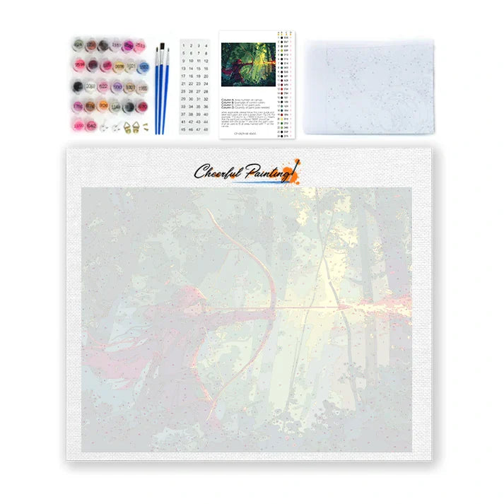 Archer in the Forest - Paint by Numbers
