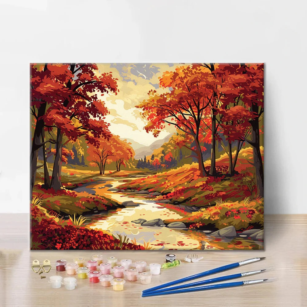 Autumn Forest - Paint by Numbers