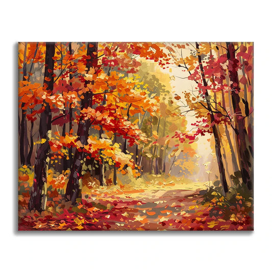 Autumn Path - Paint by Numbers