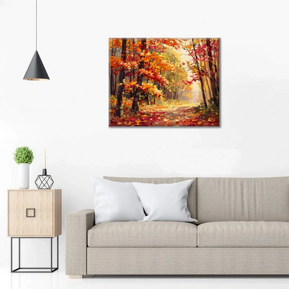 Autumn Path - Paint by Numbers