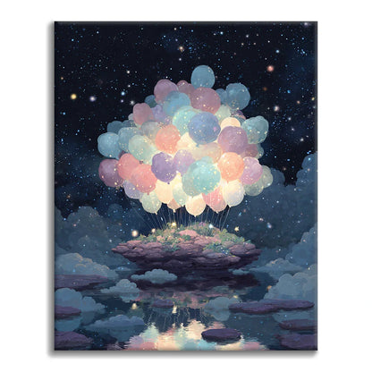 Balloon Island - Paint by Numbers
