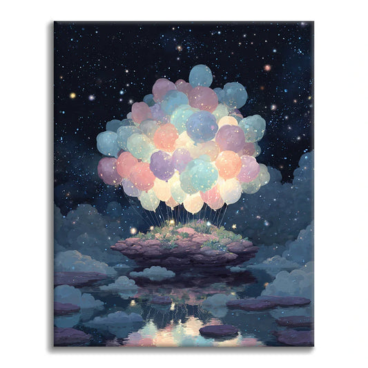 Balloon Island - Paint by Numbers