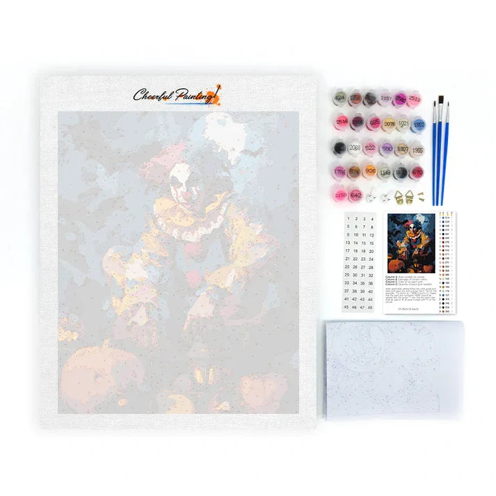 Clown Carnival Night - Paint by Numbers