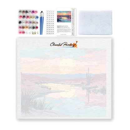 Desert Sunset - Paint by Numbers