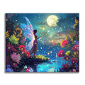 Fairy by the Moonlit Pond - Paint by Numbers