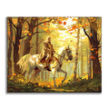Knight on a Horse - Paint by Numbers