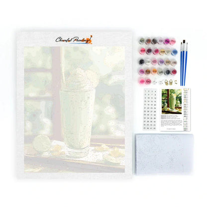 Matcha Smoothie - Paint by Numbers