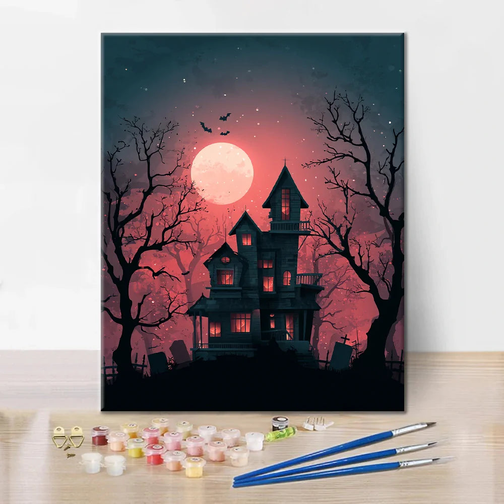 Strange Old House - Paint by Numbers