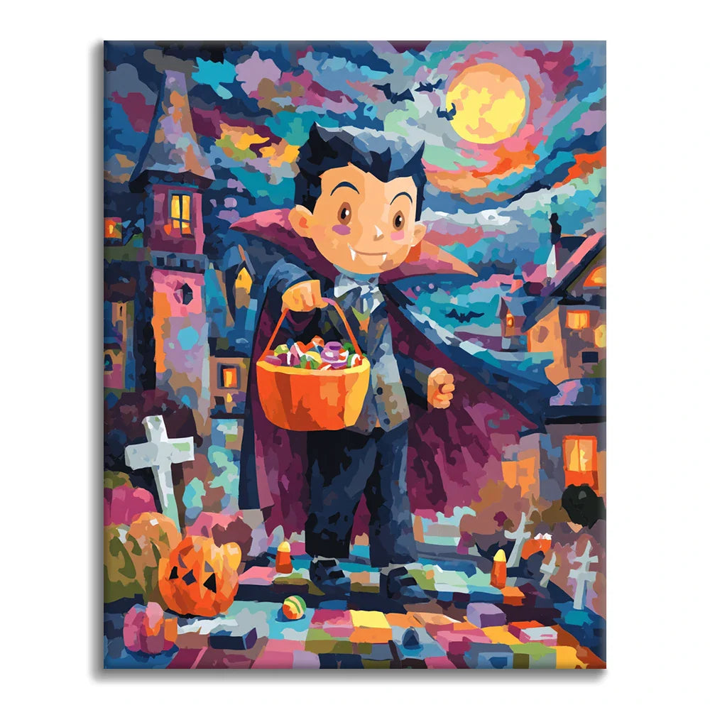 Vampire Child - Paint by Numbers
