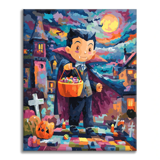 Vampire Child - Paint by Numbers