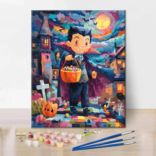 Vampire Child - Paint by Numbers