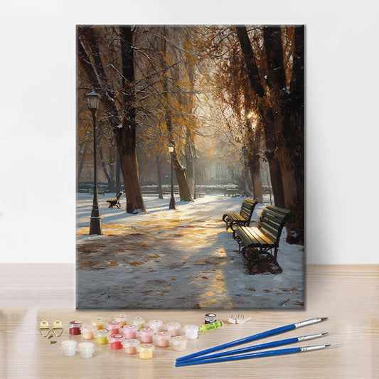 Early Winter Park - Paint by Numbers