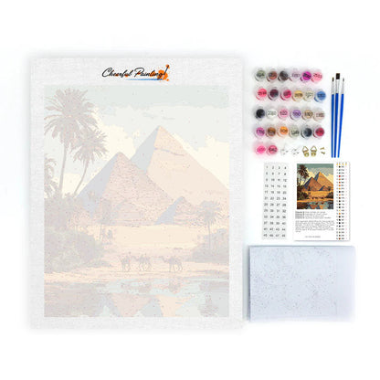 The Pyramids of Giza - Paint by Numbers