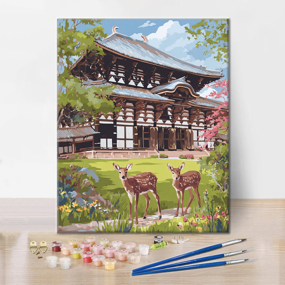 Todai-ji Temple - Paint by Numbers