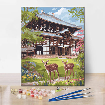 Todai-ji Temple - Paint by Numbers