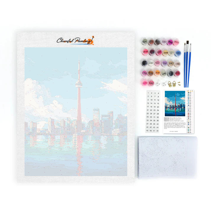 Toronto Skyline - Paint by Numbers
