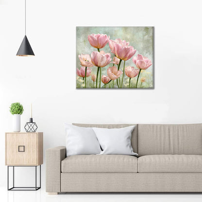 A row of roses - Paint by Numbers