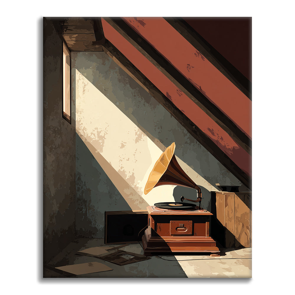 Attic Gramophone - Paint by Numbers