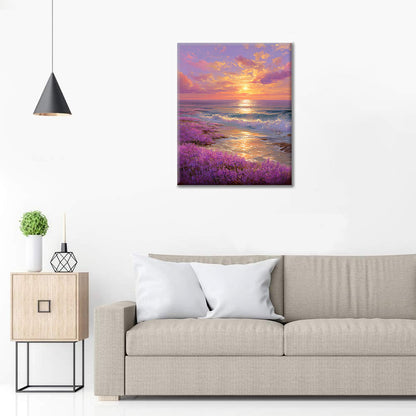 Blooming Horizon - Paint by Numbers