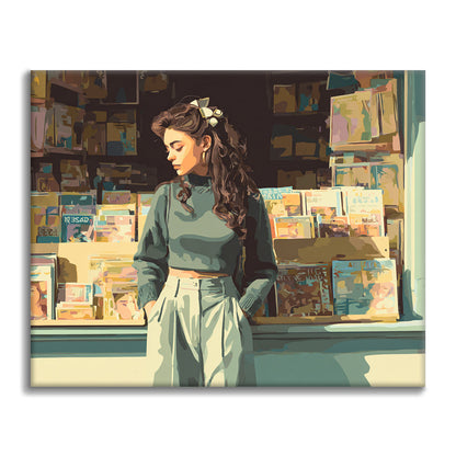 Bookshop Window - Paint by Numbers