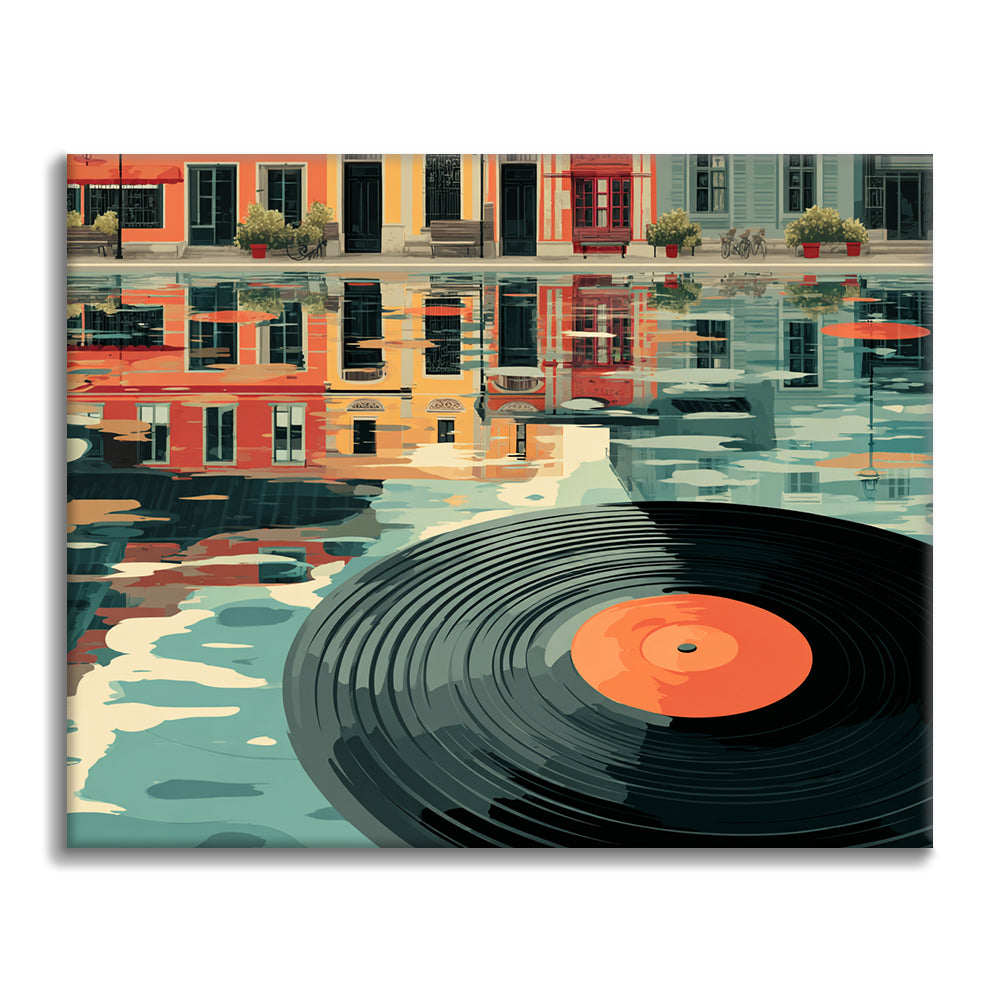 Floating Record - Paint by Numbers
