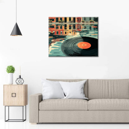 Floating Record - Paint by Numbers