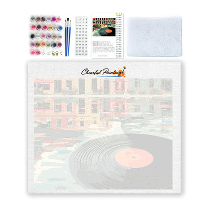 Floating Record - Paint by Numbers
