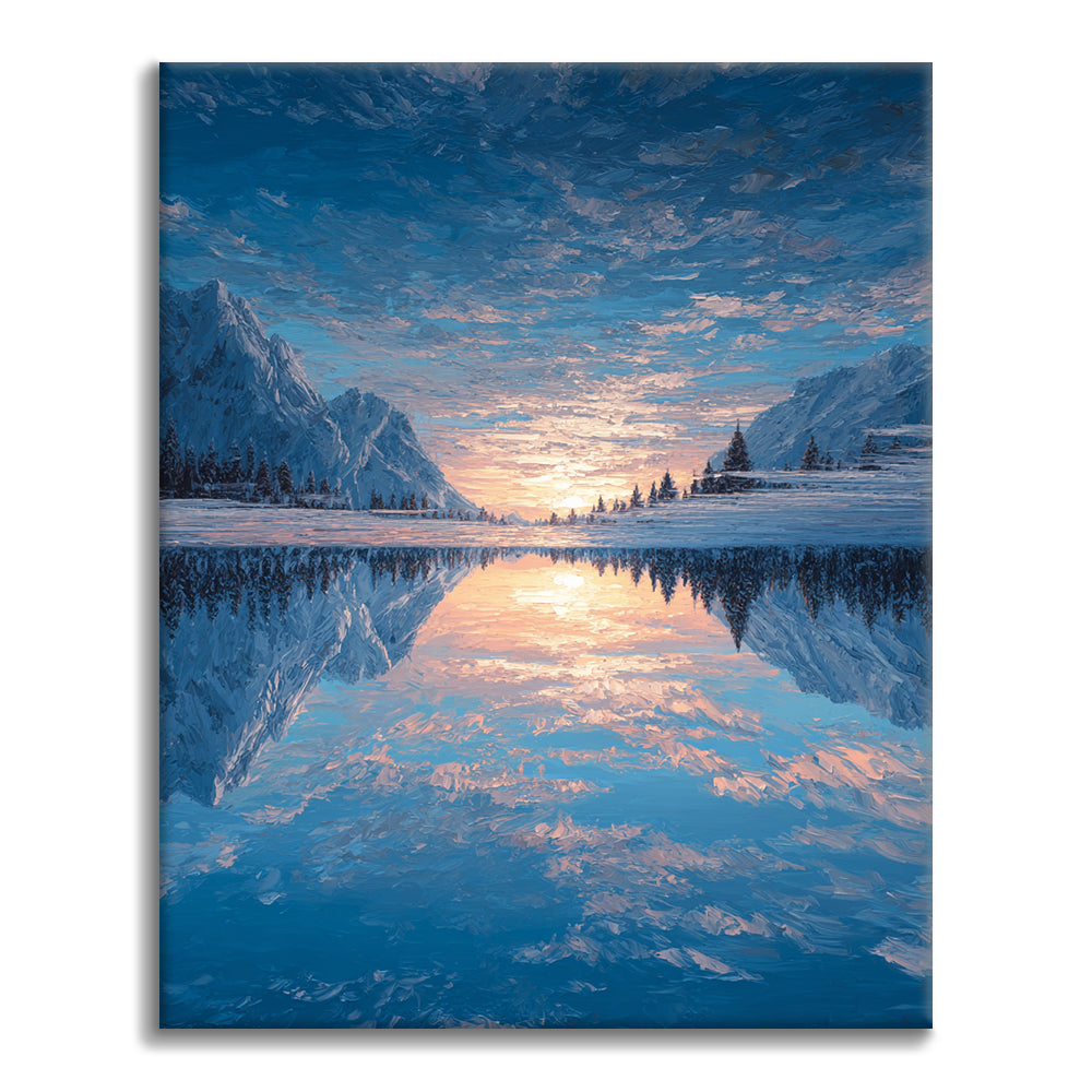 Frozen Reflection - Paint by Numbers