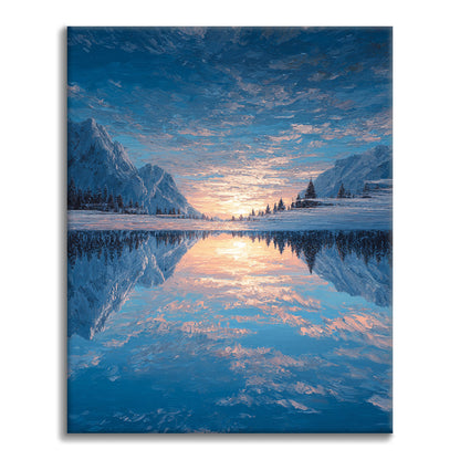 Frozen Reflection - Paint by Numbers