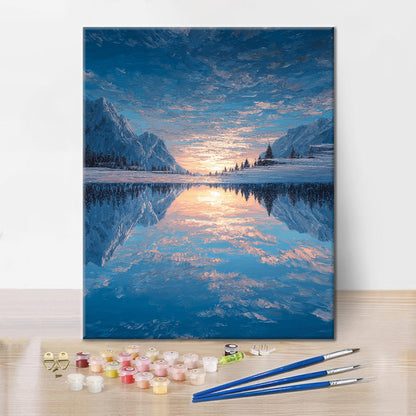 Frozen Reflection - Paint by Numbers