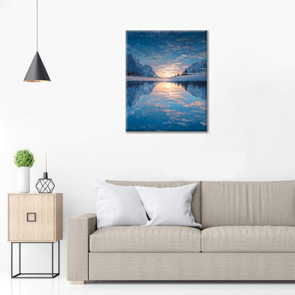 Frozen Reflection - Paint by Numbers