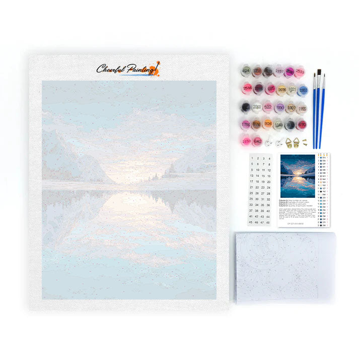 Frozen Reflection - Paint by Numbers