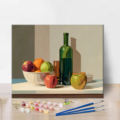 Fruit Still Life - Paint by Numbers