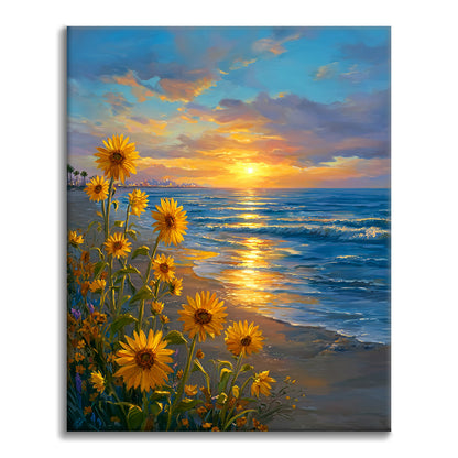 Golden Shore - Paint by Numbers