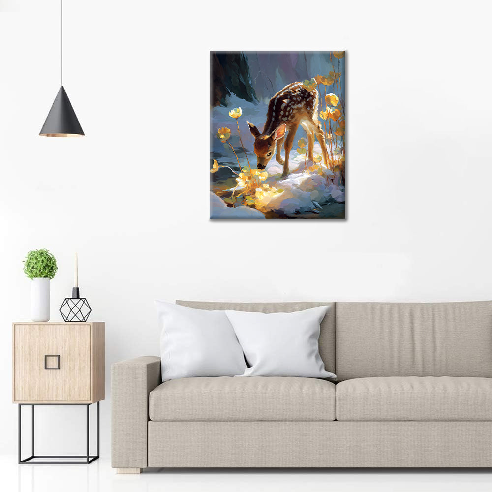 Little Fawn’s Glow - Paint by Numbers