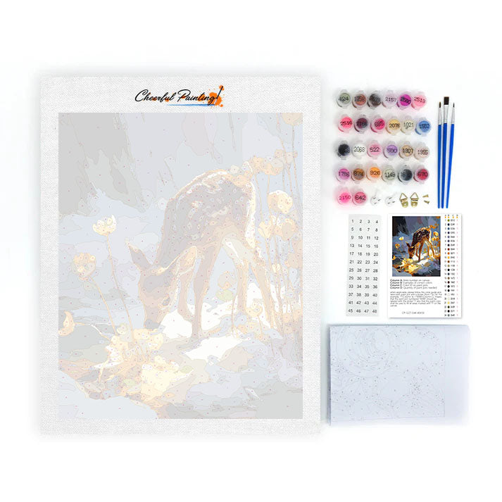 Little Fawn’s Glow - Paint by Numbers