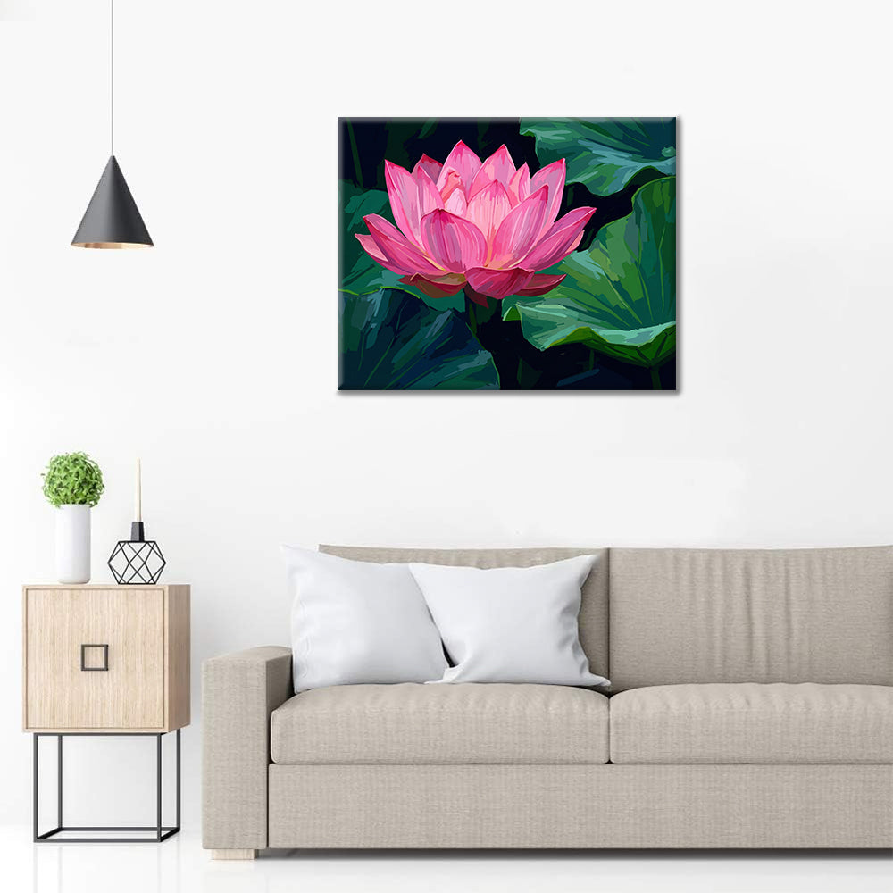 Lotus Blossom - Paint by Numbers