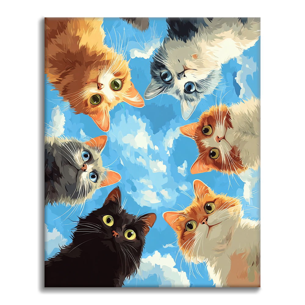 Peekaboo - Paint by Numbers