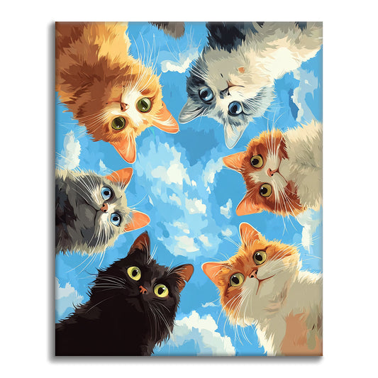 Peekaboo - Paint by Numbers